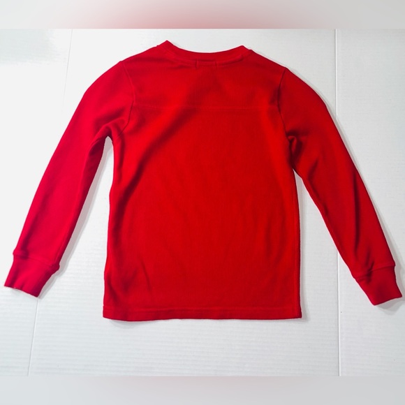 Polo Ralph Lauren Shirt Boys 6 Red Long Sleeve Logo Preppy Classic Traditional - Picture 3 of 5